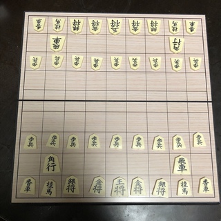 将棋の駒の初期配置