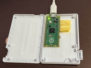 MINTIAケースの中にRaspberry Pi Pico